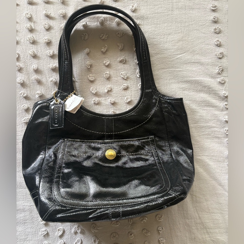 Coach Ergo Patent Leather Tote